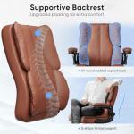 Kensaker Ergonomic Leather Office Chair with Lumbar Support