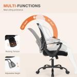 Sweetcrispy Ergonomic Mid-Back Office Chair