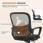 Sweetcrispy Ergonomic Mid-Back Office Chair