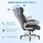 Ergonomic High Back Executive Office Chair - Black