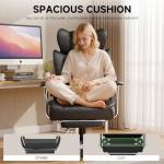 COMHOMA Big and Tall Executive Office Chair with Footrest