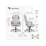 Sharper Image S600 Ergonomic Massage Swivel Chair