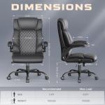 Ergonomic Big and Tall Executive Desk Chair