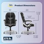 Serta Amplify Adjustable Ergonomic Gaming Desk Chair