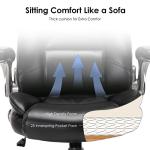 COLAMY High Back Ergonomic Office Chair - Black