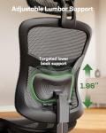 Marsail Ergonomic Mesh Office Chair with Lumbar Support