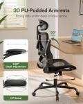 Marsail Ergonomic Mesh Office Chair with Lumbar Support