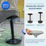 Adjustable Swivel Stool Chair for Office and Classroom