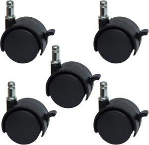 MySit 2" Office Chair Caster Wheels with Brake