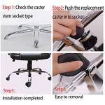 Universal 2-Inch Caster Wheels for Office Chairs