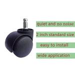 Universal 2-Inch Caster Wheels for Office Chairs