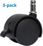 MySit 2" Office Chair Caster Wheels with Brake