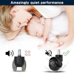 Quiet Rolling Chair Casters - Heavy Duty Wheels