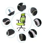 2-Inch Rubber Office Chair Caster Wheels Set