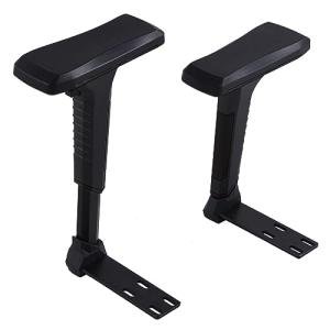 Adjustable Gaming Chair Armrests - Black Pair