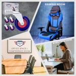 Roller Blade Caster Wheels for Chairs - Set of 5