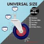 Roller Blade Caster Wheels for Chairs - Set of 5