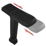 Adjustable Gaming Chair Armrests - Black Pair