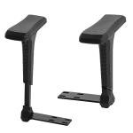 Adjustable Gaming Chair Armrests - Black Pair