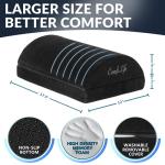 Adjustable Memory Foam Foot Rest for Comfort