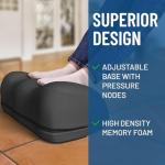 Adjustable Cloud Foot Rest with Pressure Point Nodes