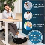 Adjustable Memory Foam Foot Rest for Comfort
