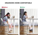Eureka Ergonomic Adjustable Footrest with Massage Surface