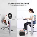 Heated Massage Foot Rest Under Desk Stool
