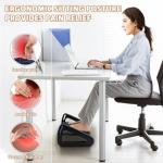 Adjustable Ergonomic Foot Rest with Massage Roller