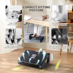 Adjustable Ergonomic Foot Rest with Massage Roller