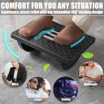 Ergonomic Under Desk Foot Rest with Massager