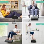 Heated Massage Foot Rest Under Desk Stool