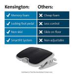 Kensington Adjustable Memory Foam Foot Rest