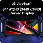 LG 34-Inch Curved Gaming Monitor with 240Hz Refresh