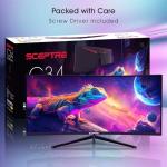 Sceptre 34-Inch Curved Ultrawide Monitor 3440x1440