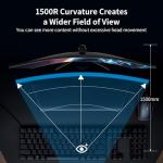 SANSUI 34-Inch Curved Gaming Monitor 165Hz