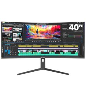 CRUA 40'' 5K Ultra Wide Curved Gaming Monitor