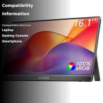 ARZOPA Z1C 16.1" FHD 1080P Portable Monitor