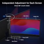 KYY X90D 15.6" Portable Laptop Screen Extension