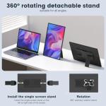 FLYTOCCA 16-Inch Portable FHD Monitor with Speakers
