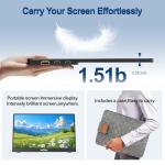 InnoView 15.6" 1080P Portable Monitor with Stand