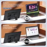 FLYTOCCA 16-Inch Portable FHD Monitor with Speakers