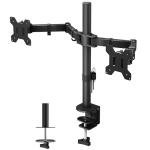 BONTEC Dual Monitor Stand for 13-27 Inch Screens