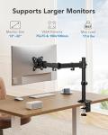 HUANUO Adjustable Single Monitor Mount for Desks