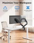 Adjustable Gas-Spring Desk Monitor Mount 27