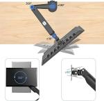 Adjustable Gas Spring Monitor Mount for 17-27 Inch Screens