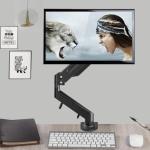 Adjustable Gas Spring Monitor Mount for 17-27 Inch Screens
