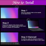 14-Inch Privacy Filter for Laptops - Anti-Spying