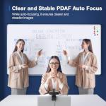 EMEET C960 4K Webcam with Auto Focus and Mics