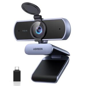 UGREEN 4K Webcam with Microphones and Autofocus